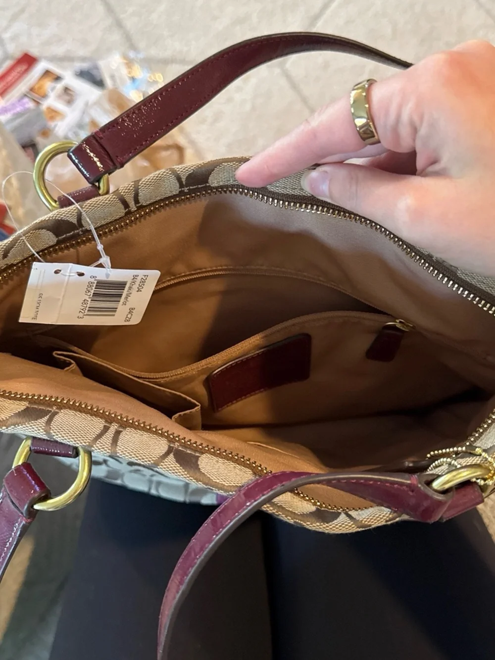 Coach stylish tote